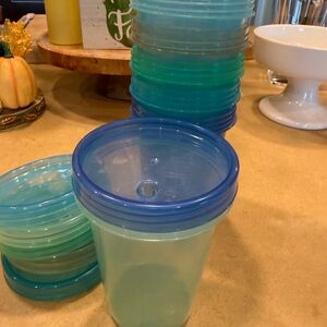 Youngever Kids Sippy Cups w/Lids Set of 7